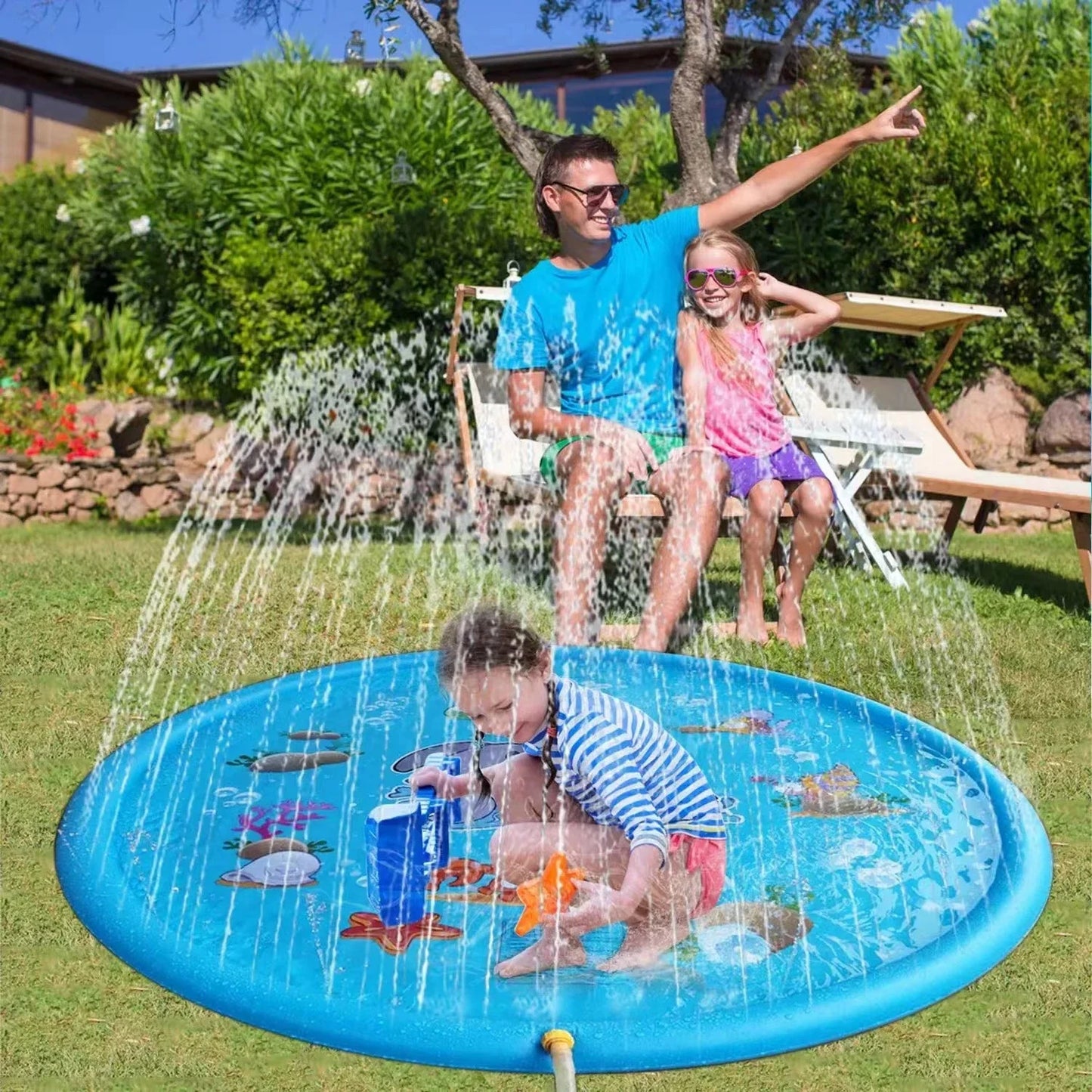 Splashfun waterspeelmat -  Activiteit, plezier en verkoeling voor kinderen